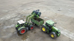 SAMI kopphari K-2500 pöördseadmega Fendt traktoril